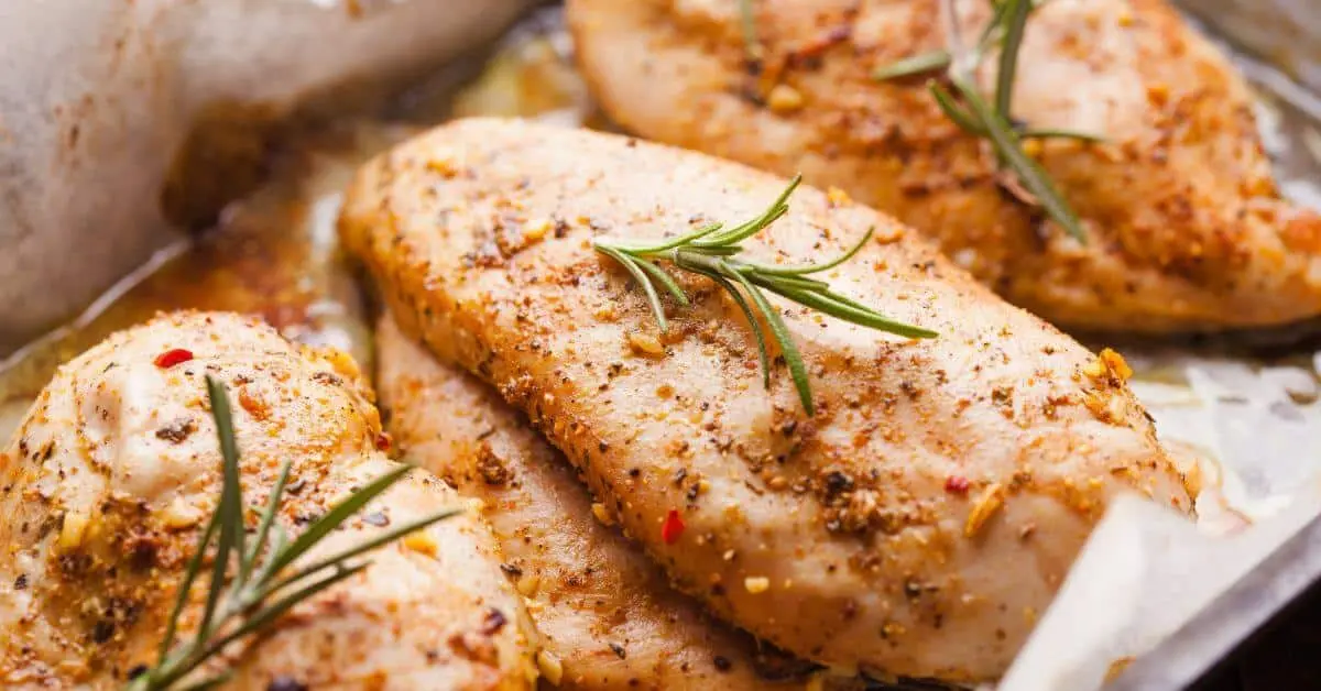 Which part of chicken has most protein?