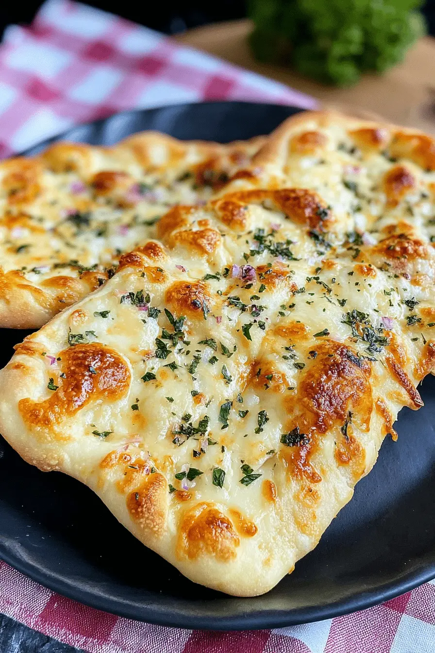 The 10-Minute Cheesy Garlic Flatbread Pizza I Make Every Week
