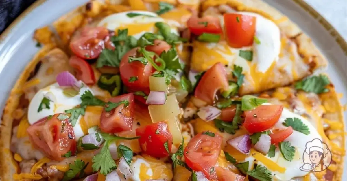 Air Fryer Mexican Pizza