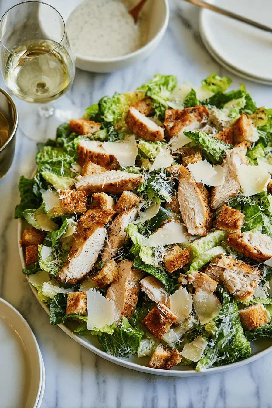 How I Make the Best Chicken Caesar Salad with Homemade Croutons
