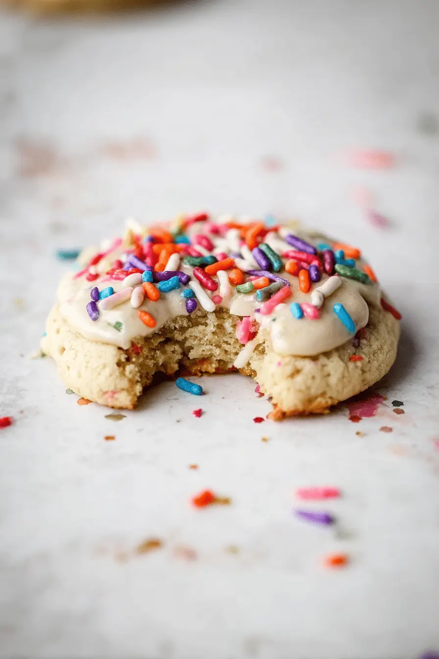 Celebrate Every Day with Soft, Grain‑Free Birthday Cake Cookies