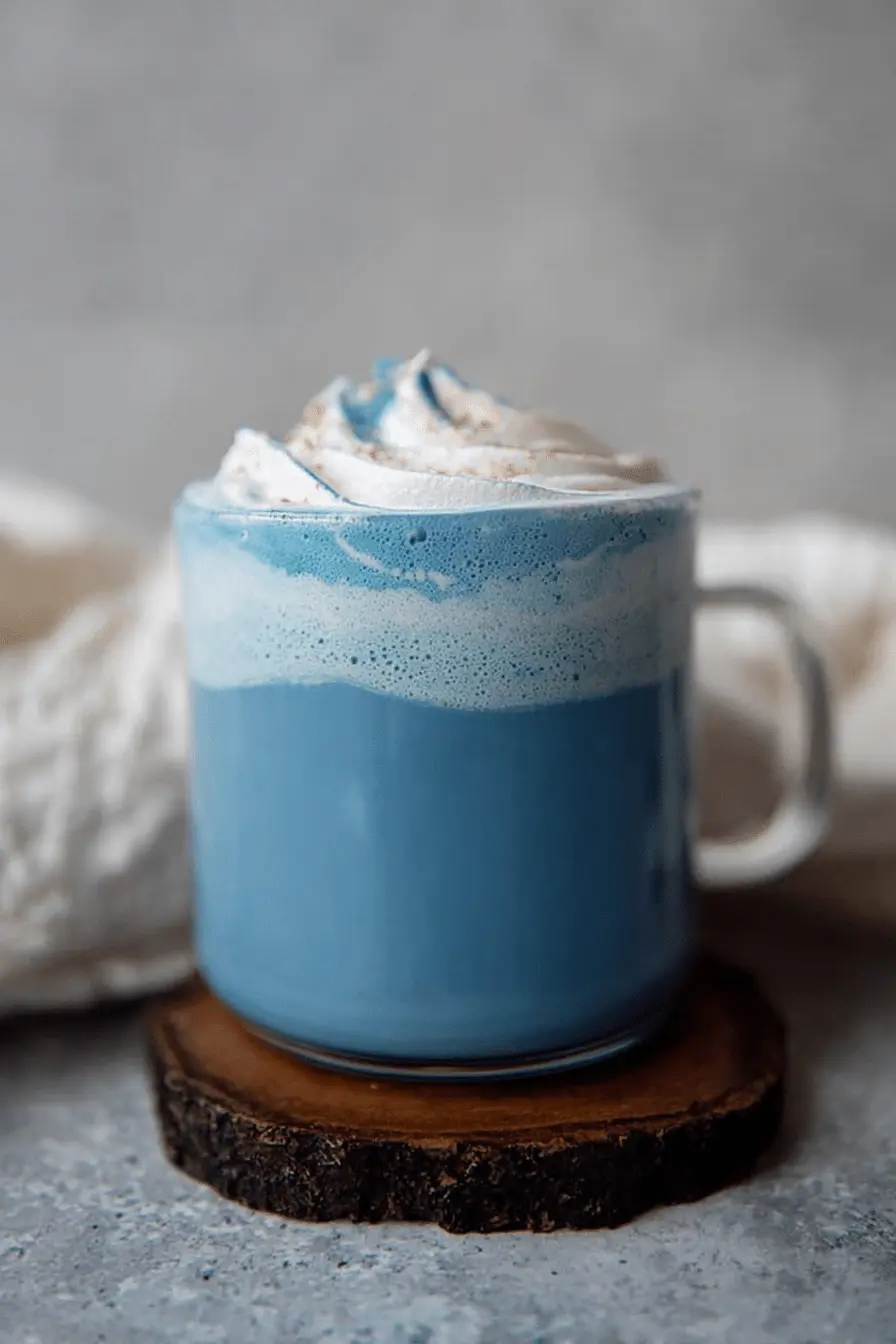 The Blue Latte with Spirulina I Make for Evening Rituals