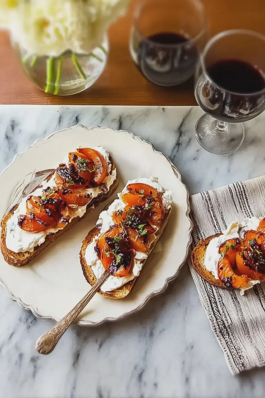 The Tartine My Guests Ask for: Caramelized Apricot & Ricotta