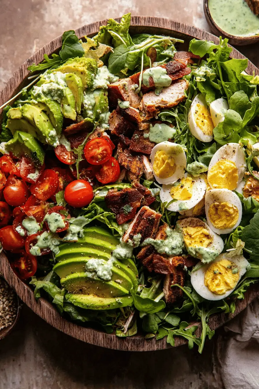 Preview of The 30-Minute Chicken Cobb Salad with Avocado Ranch I Make All Week