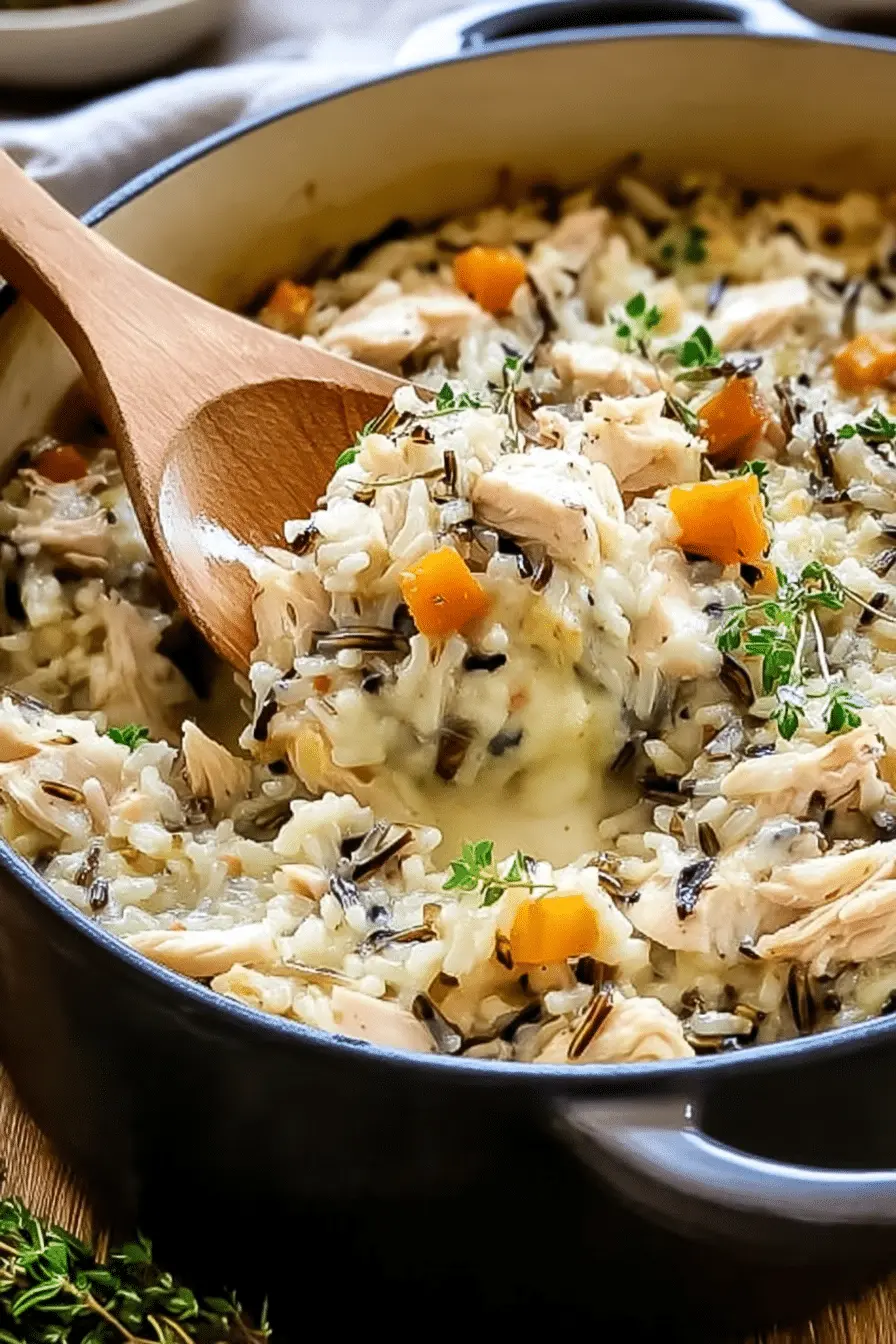 The One-Pan Chicken Wild Rice Casserole I Make Every Weeknight