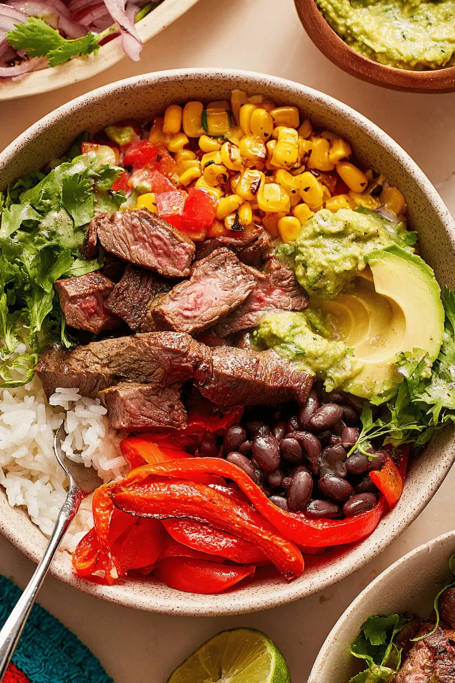 The Best Chipotle Steak Fajita Bowls — Ready in 35 Minutes