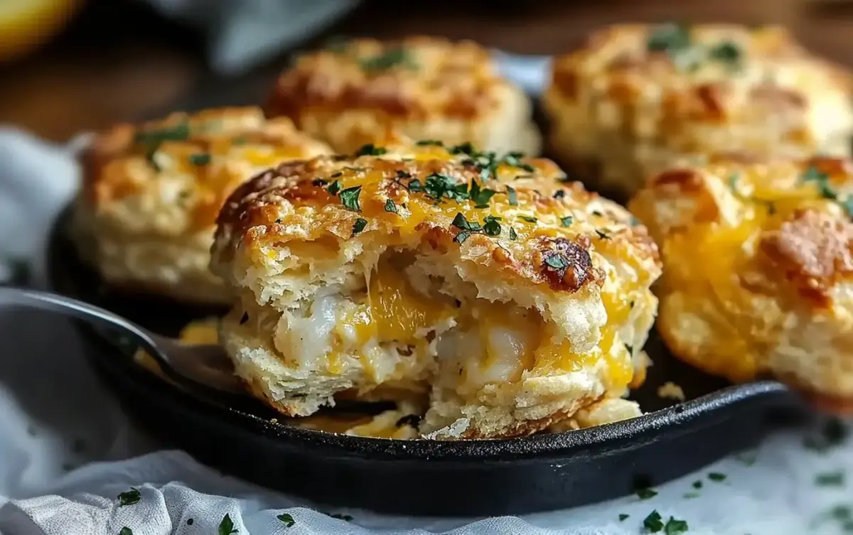Decadent Crab Stuffed Cheddar Bay Biscuits: The Ultimate Seafood Treat