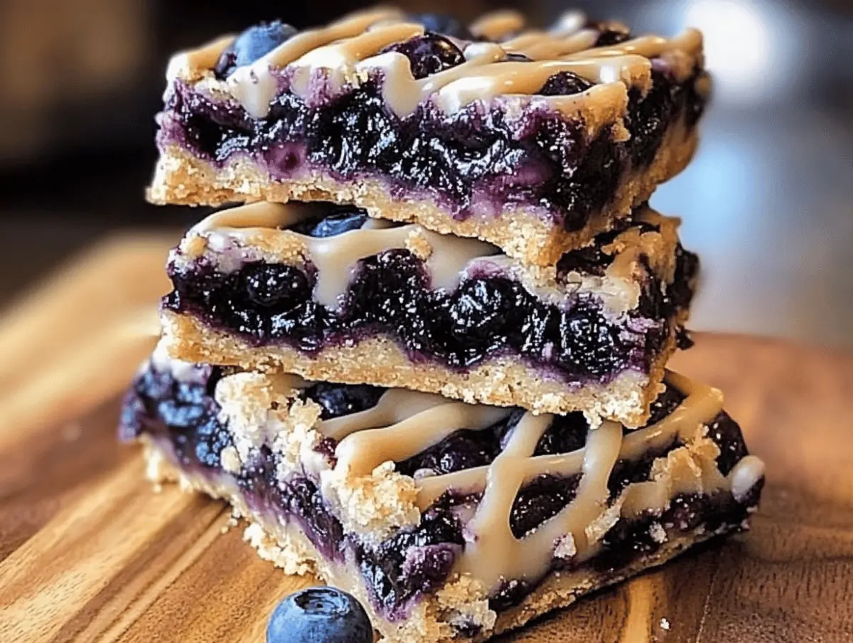 Delicious Blueberry Lemon Cookie Bars