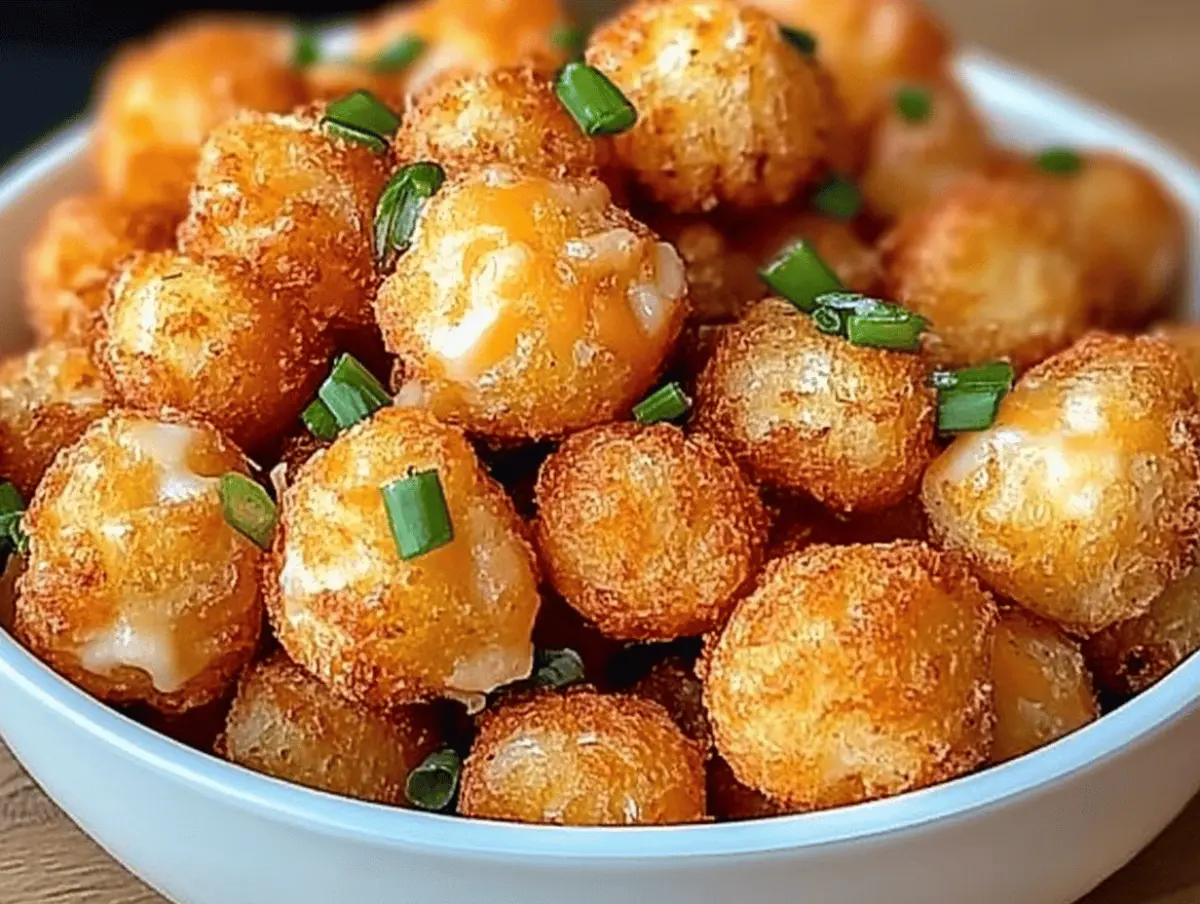 Delicious Cheesy Cauliflower Bites