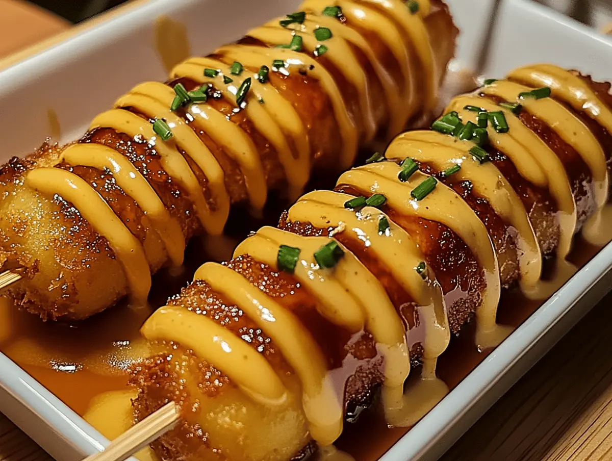 Delicious Potato Corndogs