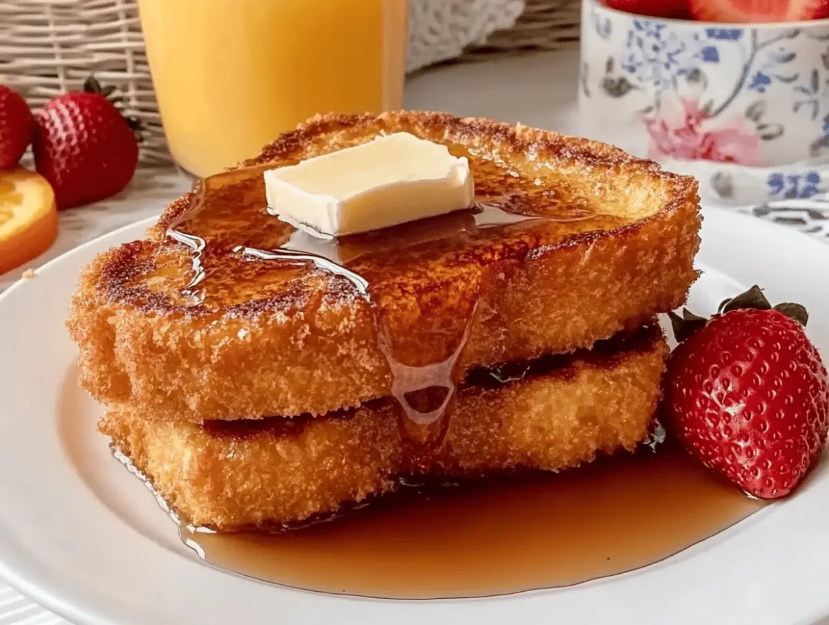 Easy Cinnamon Cornflake French Toast