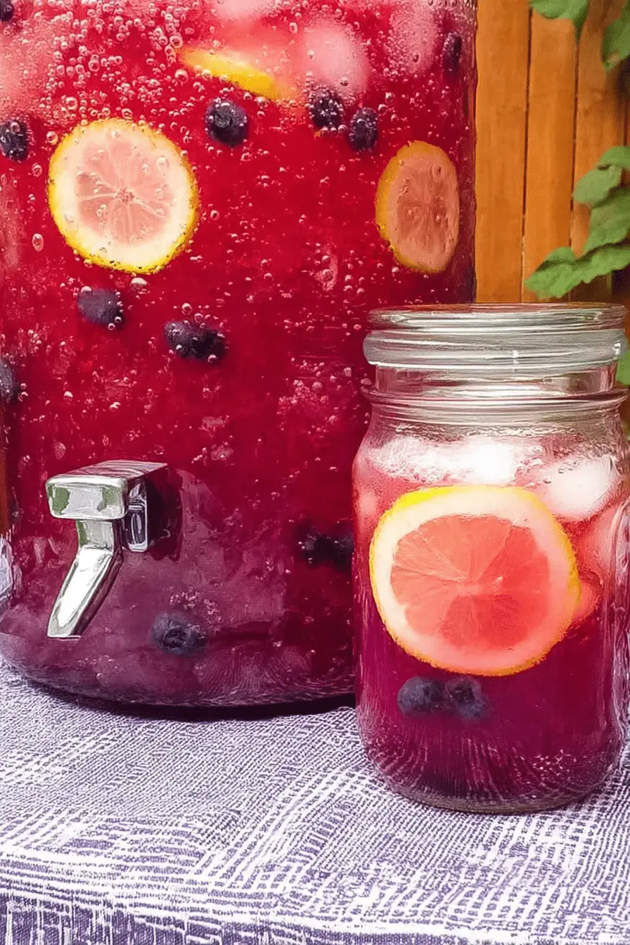 The Frosty Blueberry Lemonade My Guests Always Ask For
