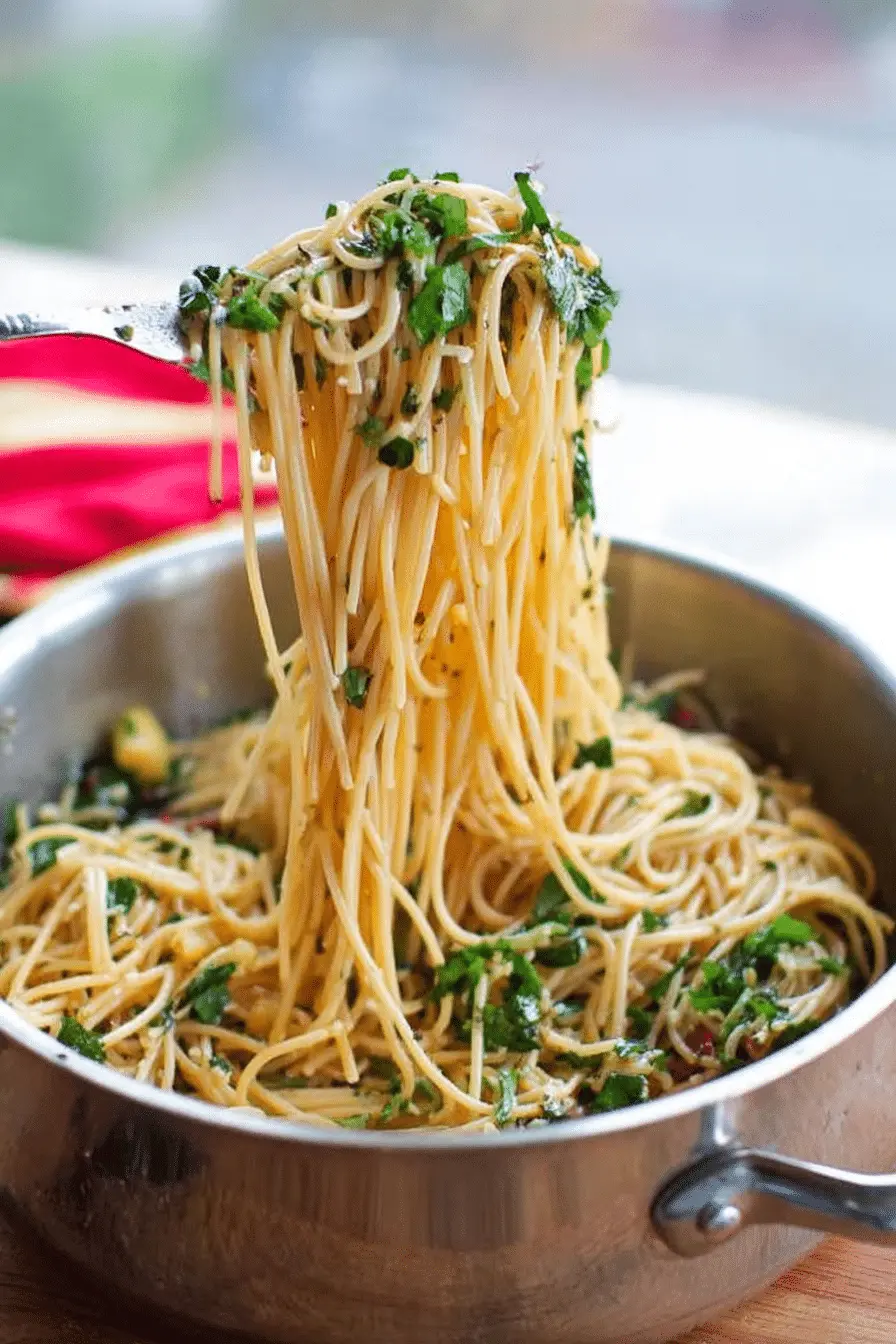 The Garlic Butter Spaghetti I Make on Busy Weeknights