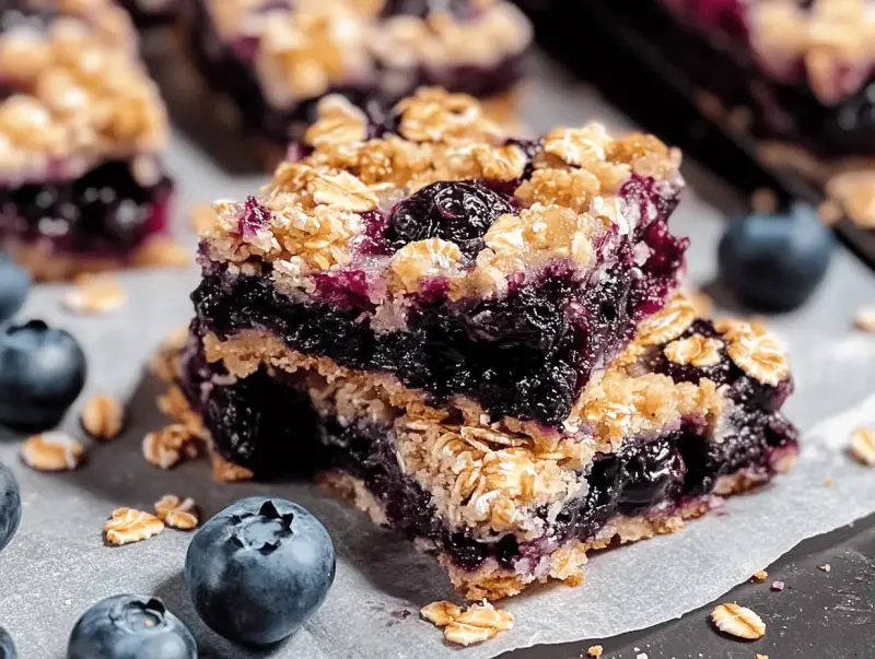 Irresistible Blueberry Oatmeal Bars: Quick & Healthy Snack Recipe