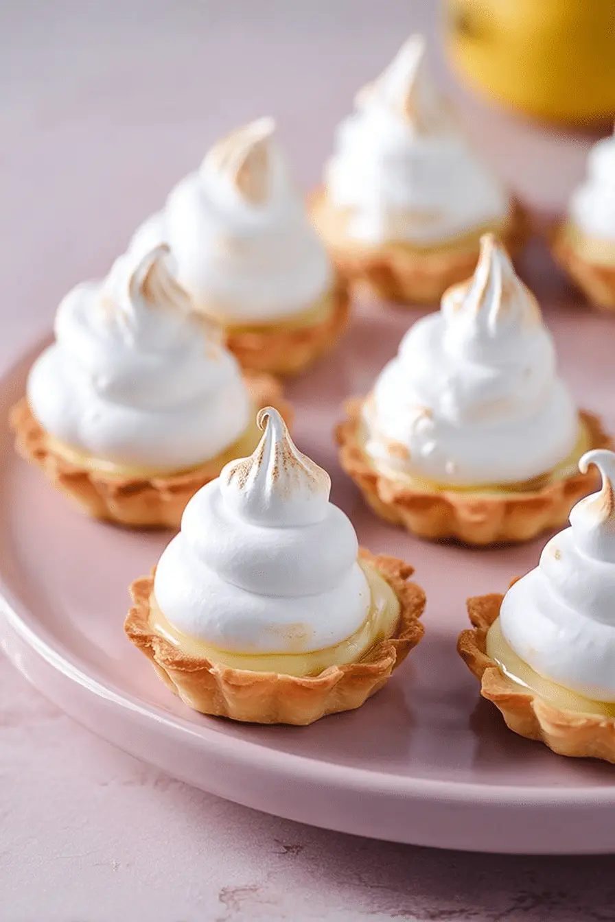 Mini Lemon Meringue Tarts: A Delightful Bite-Sized Treat