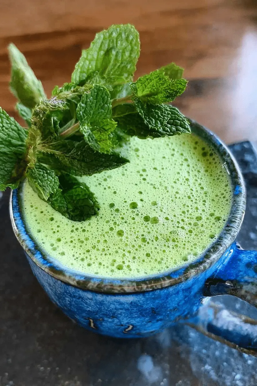 How I Start My Day — Mint Matcha Latte for Calm Energy
