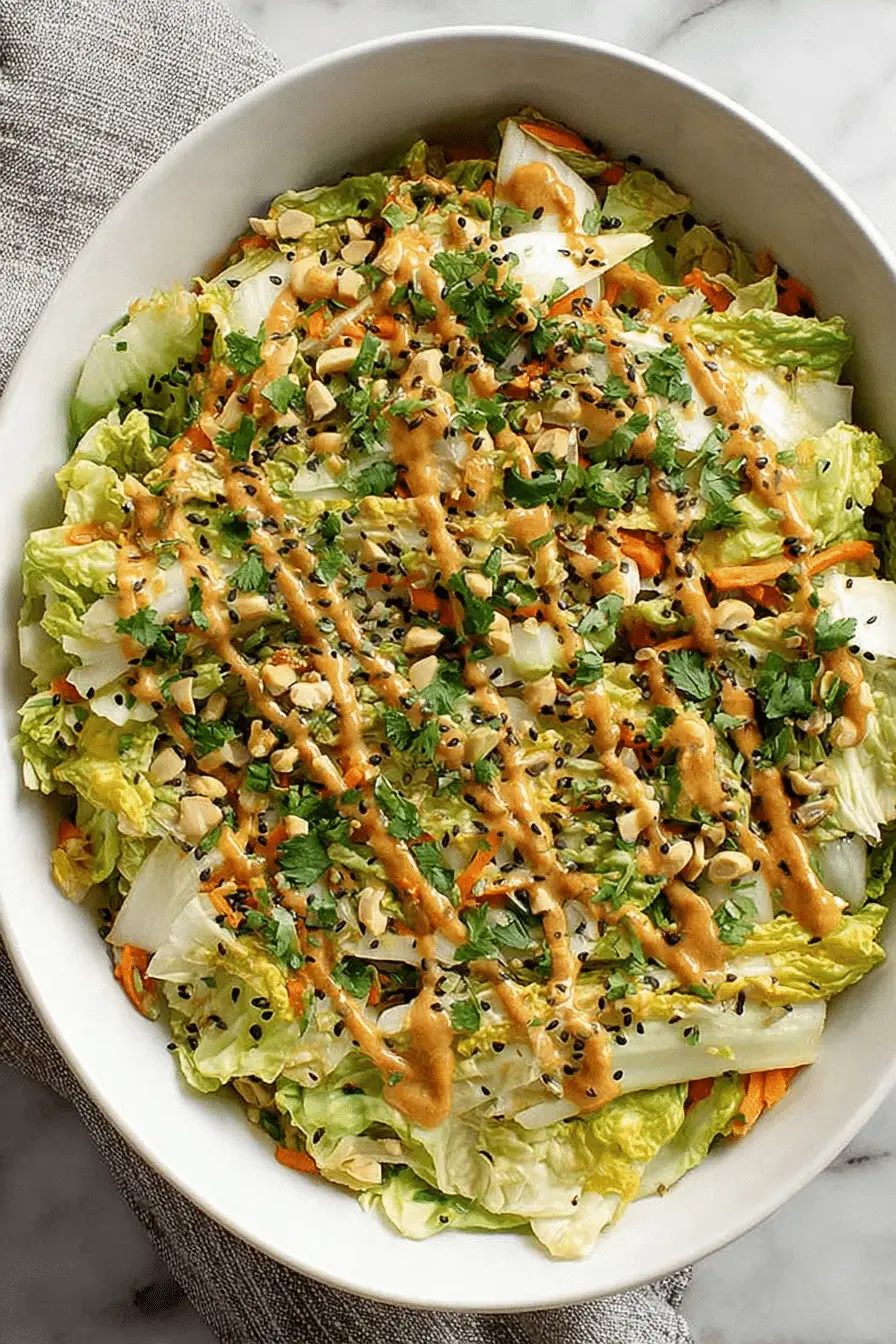 The Napa Cabbage Salad I Make Every Week — 10‑Min Prep