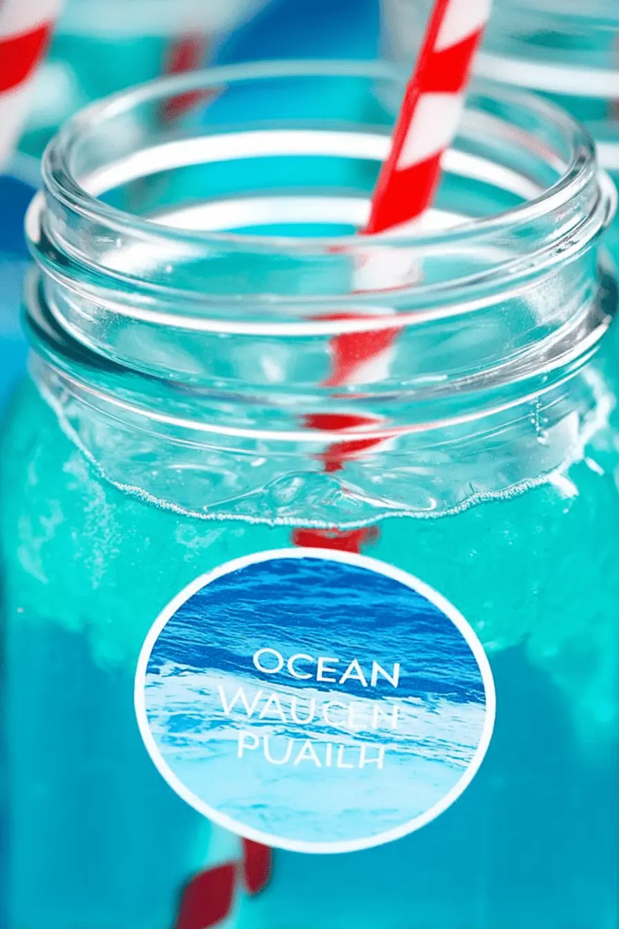 My Go-To Summer Party Drink: Ocean Water Blue Punch