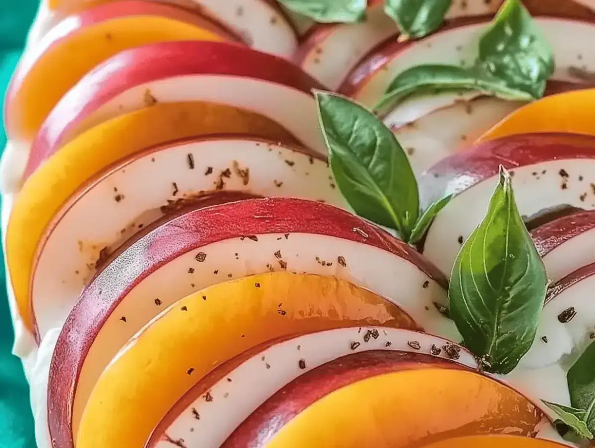 Irresistible Peach Caprese Salad: A Refreshing Summer Twist