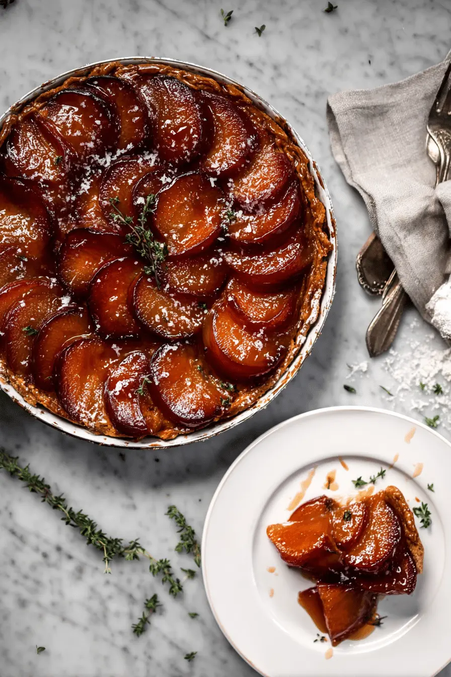 How I Finally Nailed Plum & Thyme Tarte Tatin — Caramel & Thyme Tips
