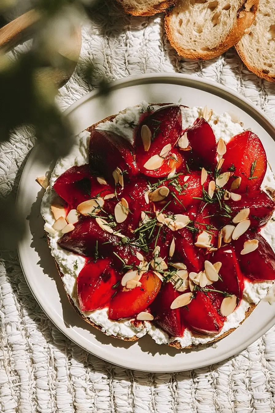 The Crostini I Make Every Fall — Roasted Plum Crostini Appetizer