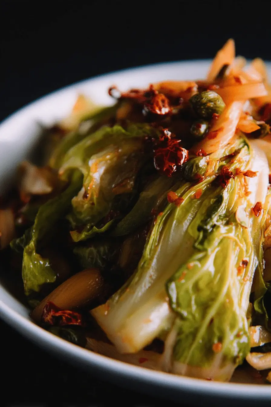 The Weeknight Sichuan Hand-Torn Cabbage Stir-Fry — 15-Minute Recipe