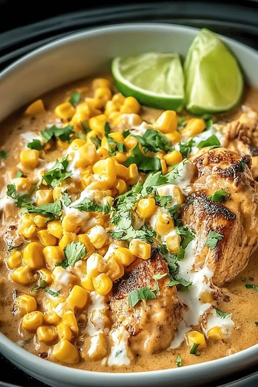 How I Make Slow-Cooker Street Corn Chicken for Cozy Nights