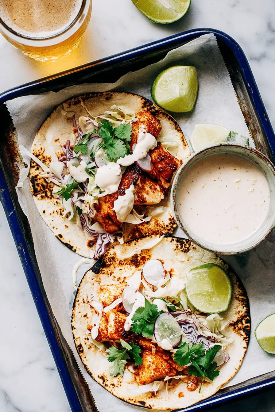 The Spicy Fish Tacos I Make Every Week — 25-Min Dinner