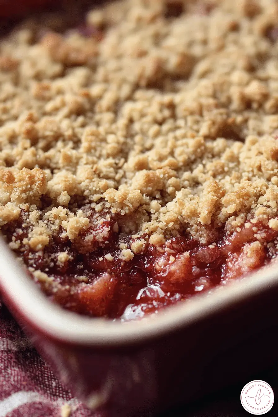 The Strawberry Rhubarb Crumble I Make Every Spring (Easy & Quick)