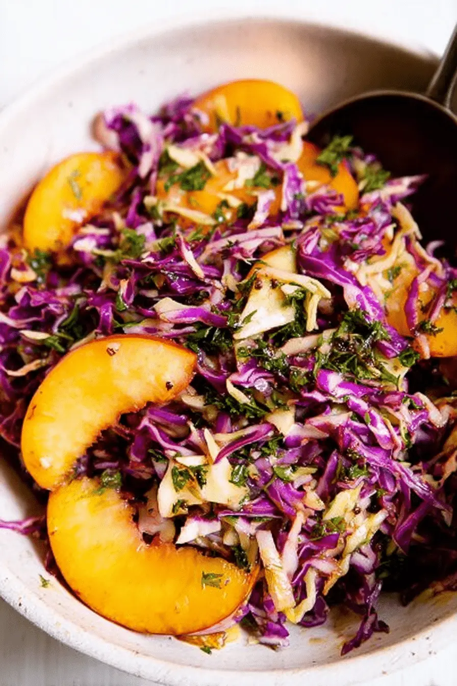 The Summer Slaw with Peaches and Parsley I Make for BBQs