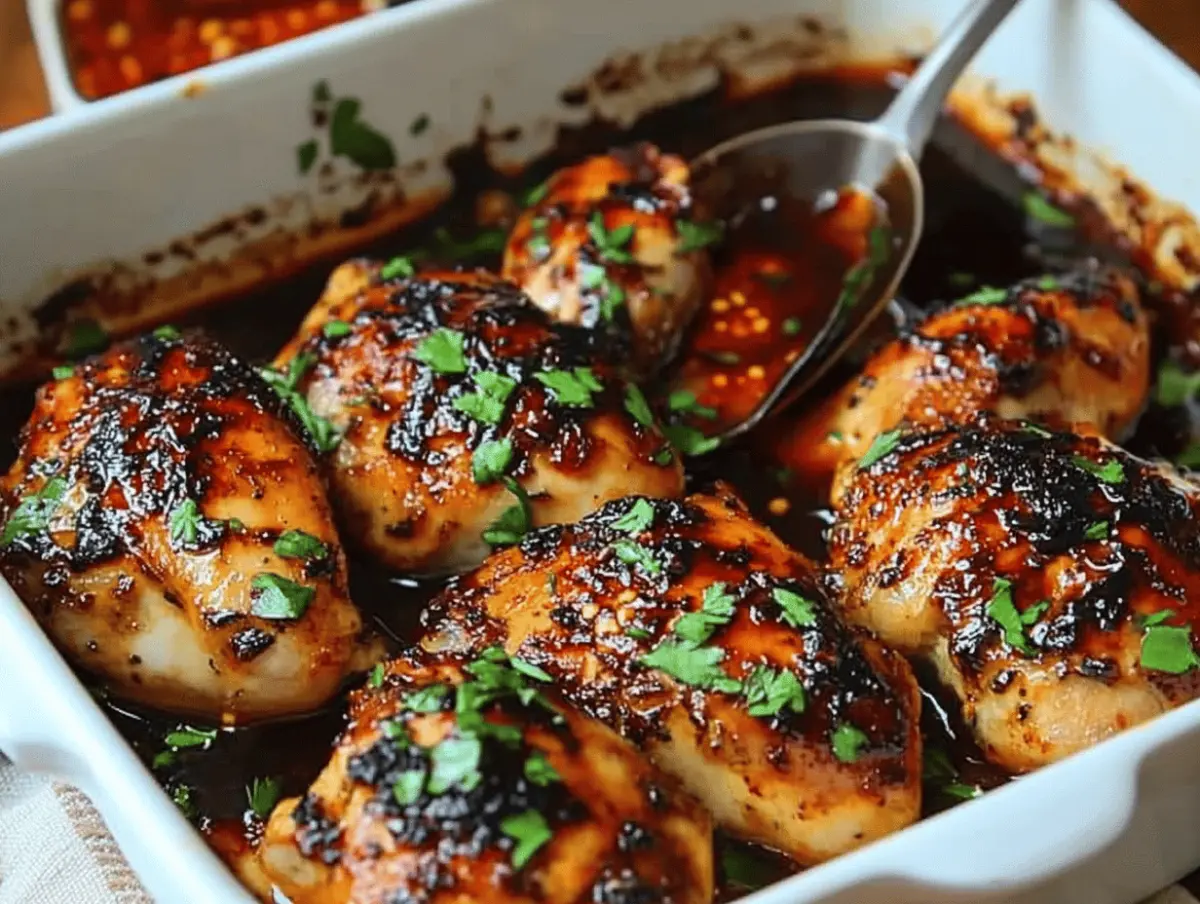 Preview of Sweet and Spicy Harissa Honey Chicken Delight