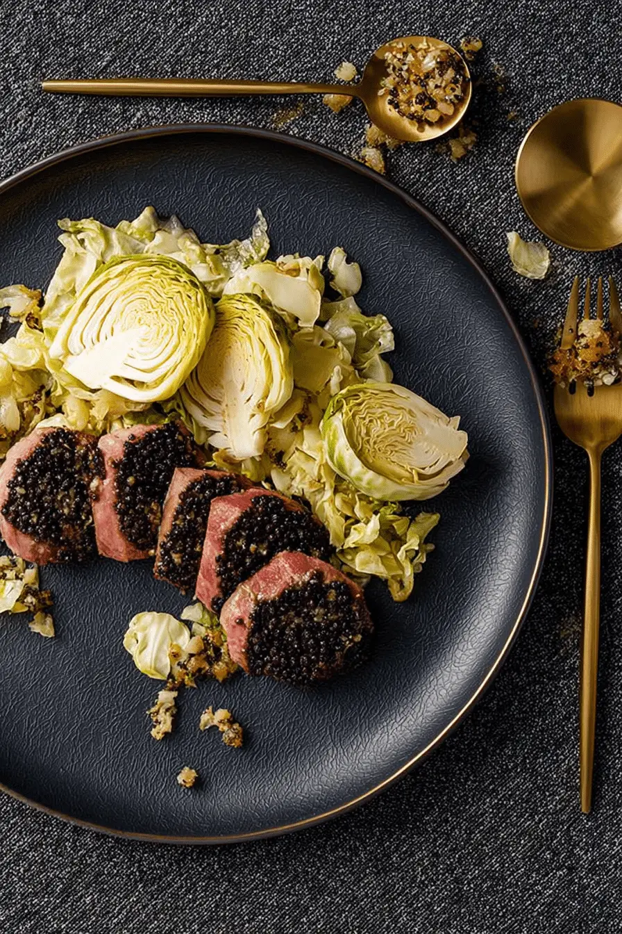How I Mastered Tenderloin with Pointed Cabbage and Truffle