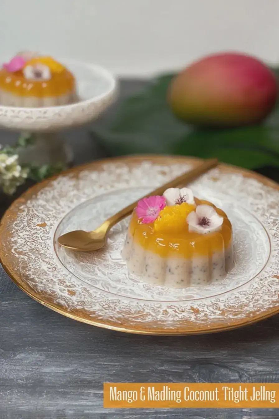 The Thai Mango Coconut Jelly I Make for Summer Parties