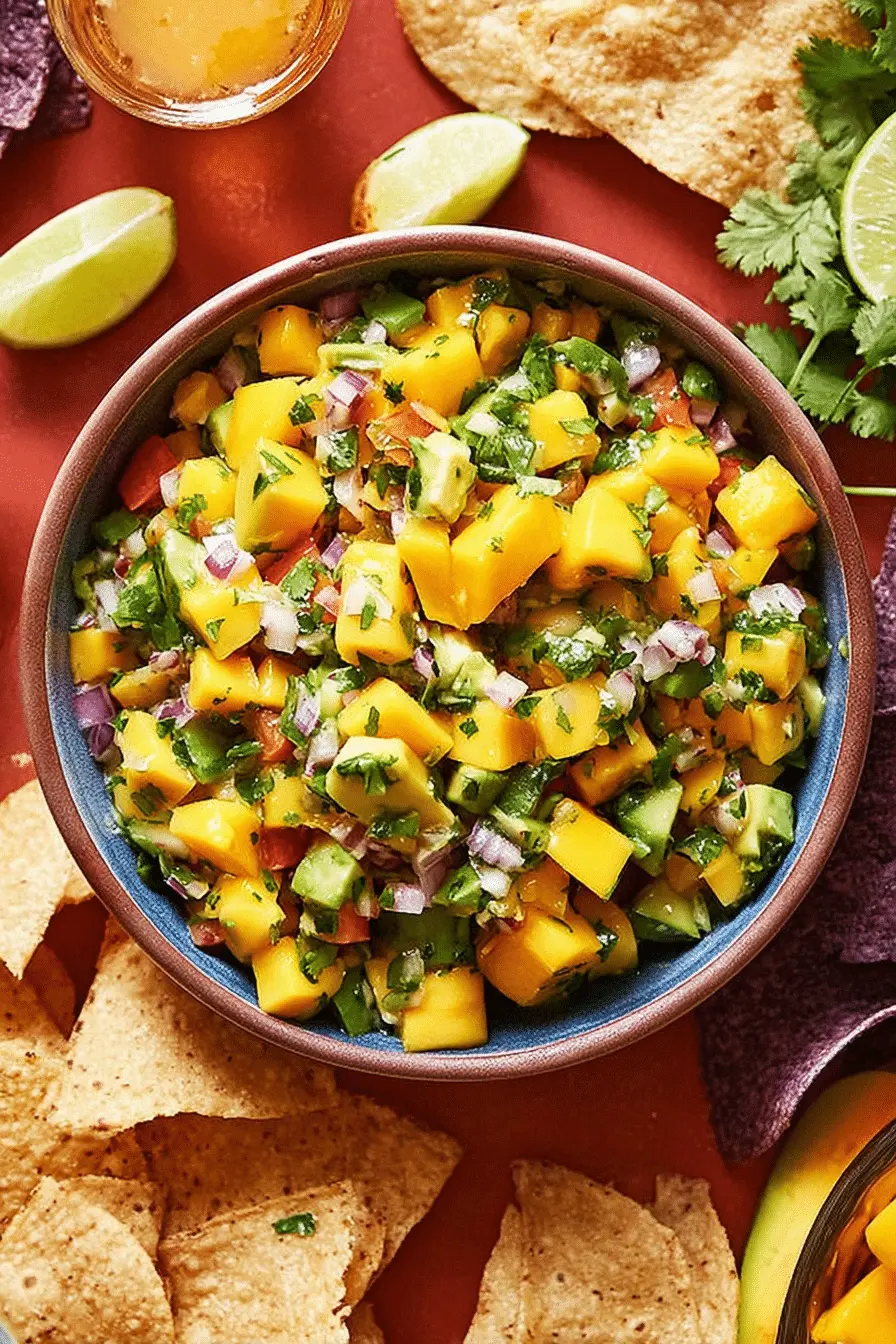 The Best Mango Avocado Salsa My Guests Ask For Every Summer
