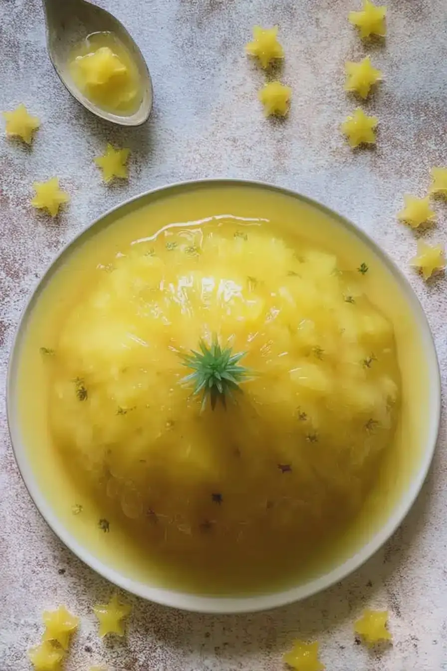 The Light Vegan Pineapple Jelly Dessert I Make All Summer
