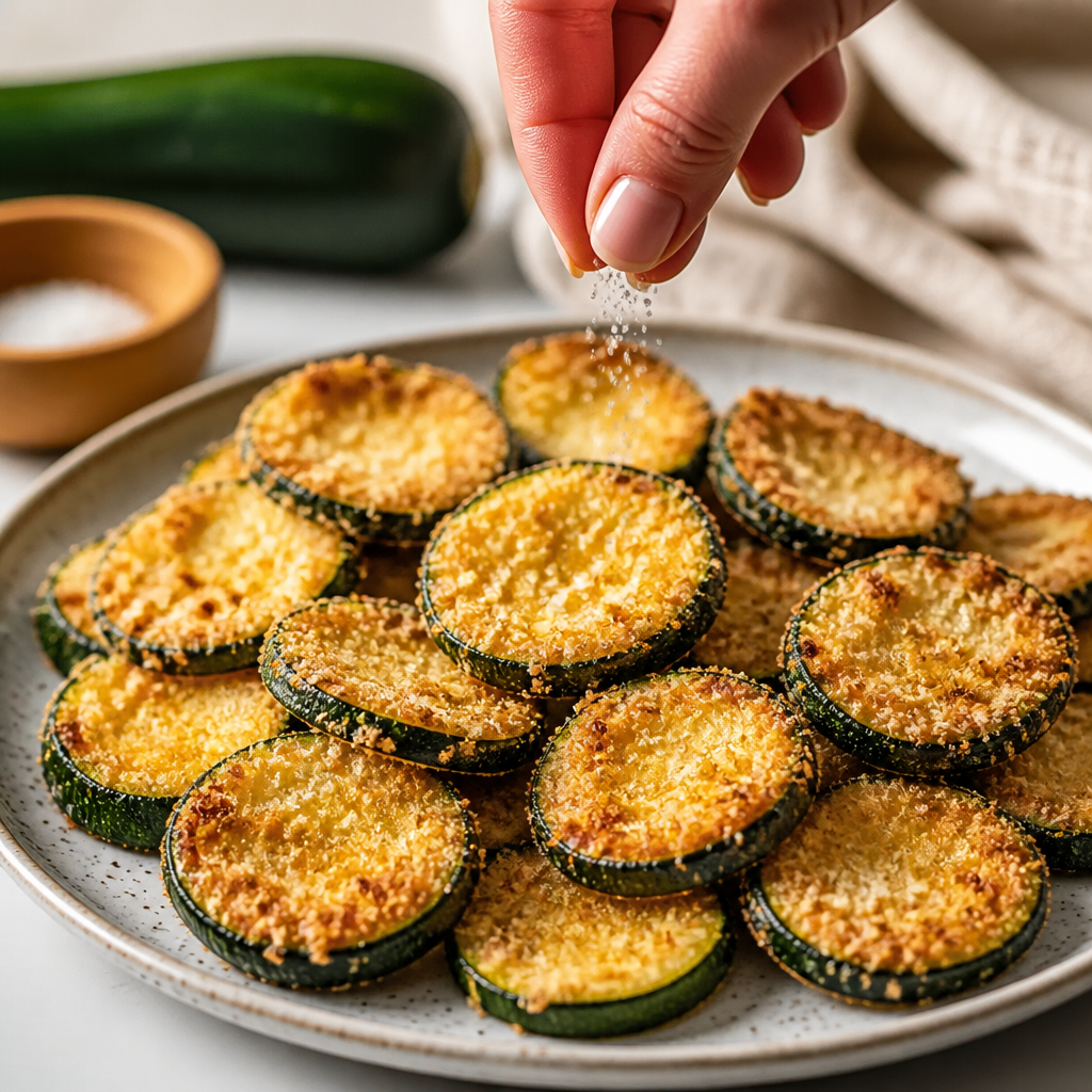 Step 6 for Crispy Air Fryer Parmesan Zucchini Chips: The Ultimate Guilt-Free Snack