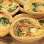 Mini Spinach Feta Quiches