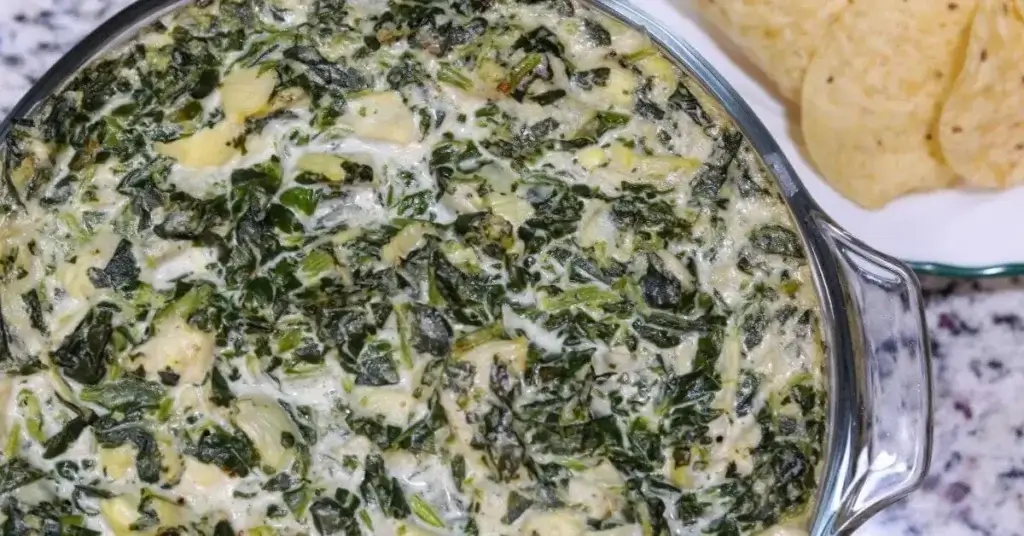 Spinach and Artichoke Dip with Crostini