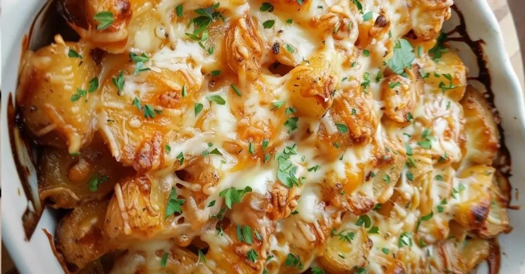 French Onion Potatoes