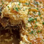Stick of Butter Rice with French Onion Soup