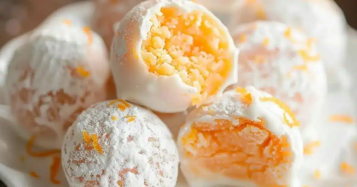 Orange Creamsicle Truffles