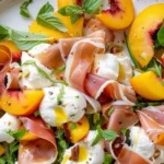 Prosciutto & Burrata Peach Salad