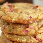 Brown Sugar Rhubarb Cookies