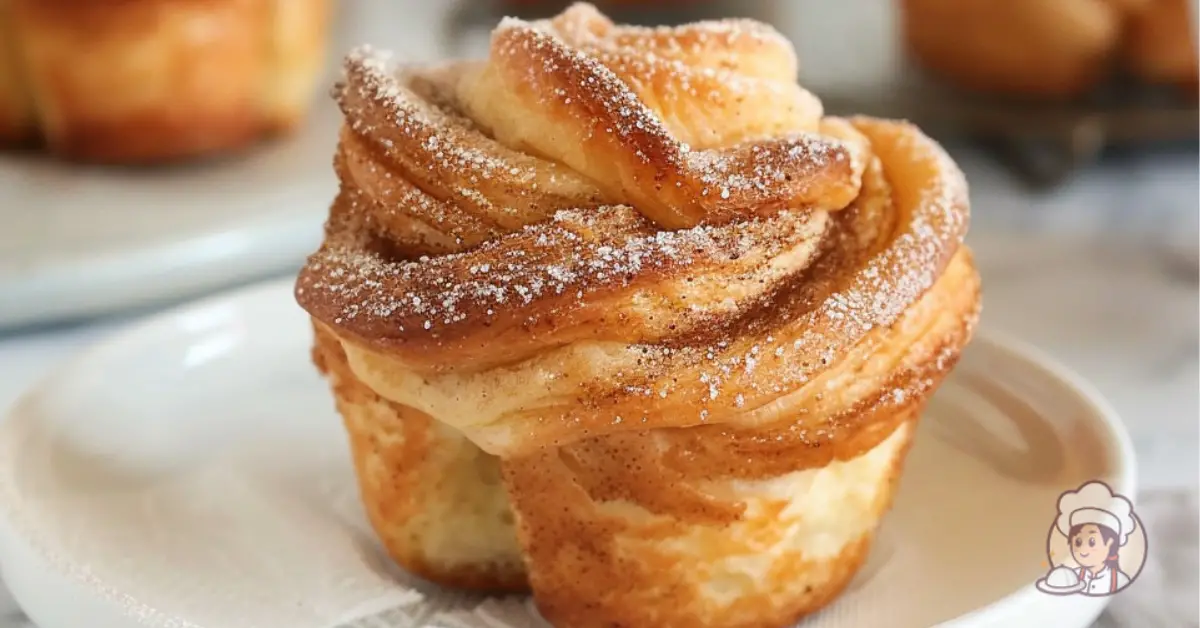 Easy Cinnamon Sugar Cruffins