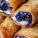 Blueberry Cream Cheese Egg Rolls Recipe