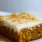 Delicious Pumpkin Bars with Cream Cheese Frosting