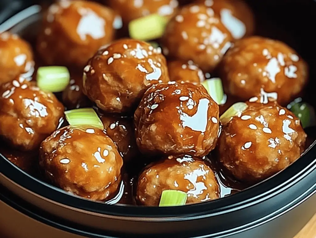 Slow Cooker Pineapple Barbecue Meatballs