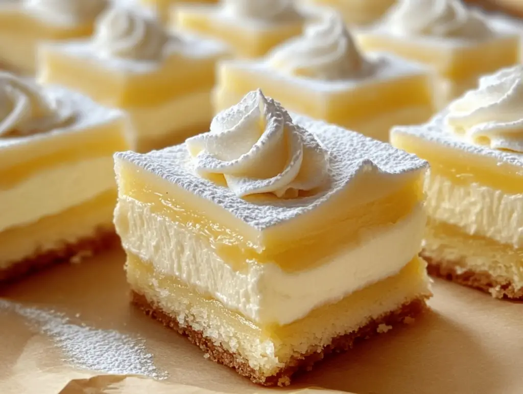 Vanilla Custard Cream Squares