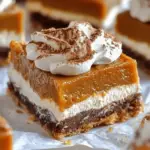 Pumpkin Cream Cheese Dream Bars