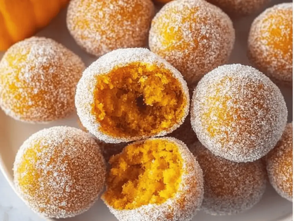 Pumpkin Donut Holes Recipe